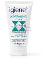 IGIENE+ GEL DETERGENTE MANI ANTIBATTERICO SENZA RISCIACQUO 80 ML