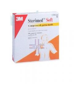 GARZA COMPRESSA STERIMED SOFT IN TESSUTO NON TESSUTO STERILE18X40CM 12 PEZZI