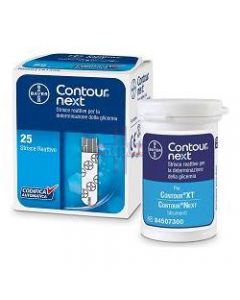 STRISCE MISURAZIONE GLICEMIA CONTOUR NEXT 25 PEZZI