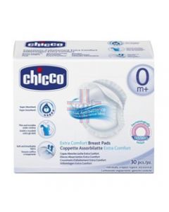 CHICCO COPPETTA ASSORBILATTE ANTIBATTERICA 30 PEZZI