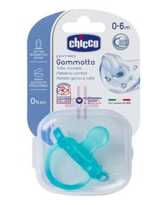 CHICCO GOMMOTTO IN SILICONE BOY 0-6 MESI 1 PEZZO