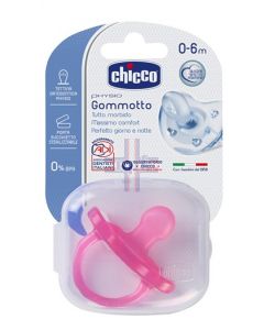 CHICCO GOMMOTTO IN SILICONE GIRL 0-6 MESI 1 PEZZO
