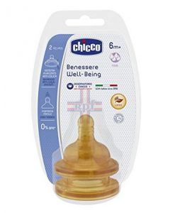CHICCO TETTARELLA WELL BEING 6 MESI+ FOOD LATTICE 2 PEZZI