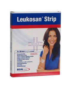 CEROTTO PER SUTURA LEUKOSAN STRIP 6X38MM 2 BUSTE X 6 CEROTTI