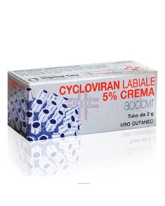 CYCLOVIRAN LABIALE*crema derm 2 g 5%