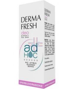 DERMAFRESH DEO SPRAY NO GAS AD HOC IPERSUDORAZIONE DEODORANTE 100 ML