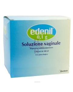 EDENIL*soluzione vaginale 5 flaconi 0.1 g 100 ml