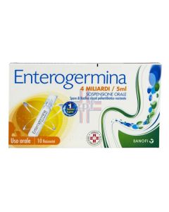 ENTEROGERMINA*orale sosp 10 flaconcini 4 mld 5 ml