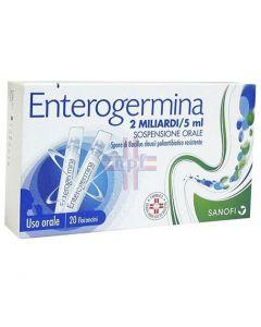 ENTEROGERMINA*orale sosp 20 flaconcini 2 mld 5 ml