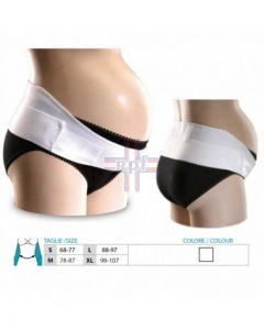 JOLIE MAMAN 1410 FASCIA REGOLABILE PER GESTANTE BIANCO L