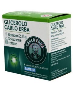 GLICEROLO (CARLO ERBA)*BB 6 microclismi 2.25 g con camomillae malva
