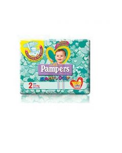 PANNOLINI PER BAMBINI PAMPERS BABY DRY DOWNCOUNT NO FLASH MINI 24 PEZZI BUONO SCONTO