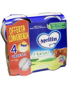 MELLIN OMOGENEIZZATO MANZO 4X80 G