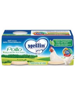MELLIN OMOGENEIZZATO POLLO 4X80 G