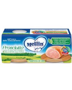 MELLIN OMOGENEIZZATO PROSCIUTTO 4 X 80G