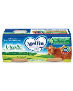 MELLIN OMOGENEIZZATO VITELLO 4 PEZZI X 80 G