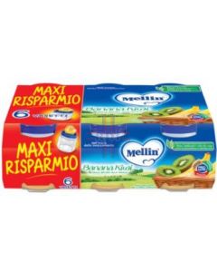 MELLIN OMOGENEIZZATO BANANA KIWI 6 X 100 G