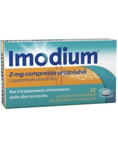 IMODIUM*12 cpr orosolubili 2 mg