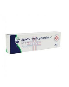KETOFTIL*gel oftalmico 10 g 0.5 mg/g