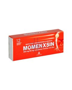 MOMENXSIN*12 cpr riv 200 mg + 30 mg  (SCADENZA 08/2020)