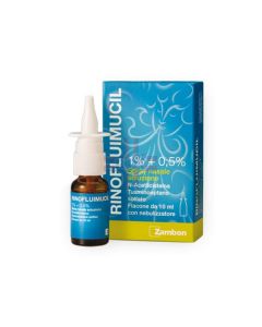RINOFLUIMUCIL*spray nasale flaconcino 10 ml 1% + 0.5%