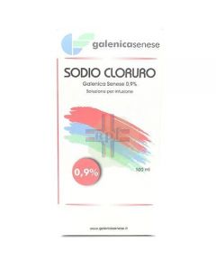 SODIO CLORURO (GALENICA SENESE)*1 flacone 100 ml 0.9%