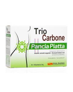 TRIOCARBONE PANCIA PIATTA 10 + 10 BUSTINE 