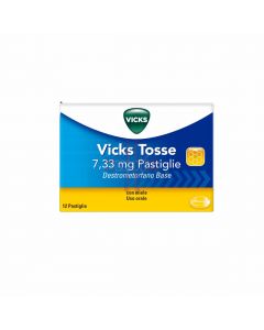 VICKS TOSSE*12 pastiglie 7.33 mg miele