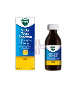 VICKS TOSSE SEDATIVO*1 flacone 180 ml 1.33 mg/ml sciroppo
