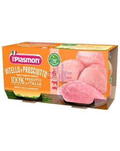 PLASMON OMOGENEIZZATO VITELLO - PROSCIUTTO 4 X 80 G